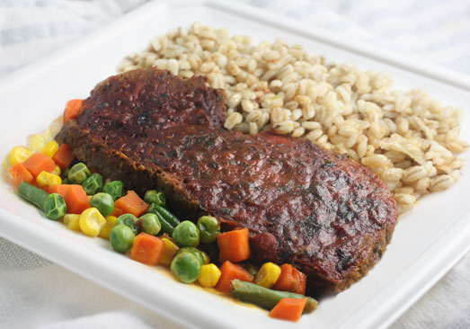 Home-style Meatloaf with Tomato Gravy